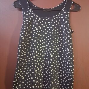 The Limited Black Top with White Dots